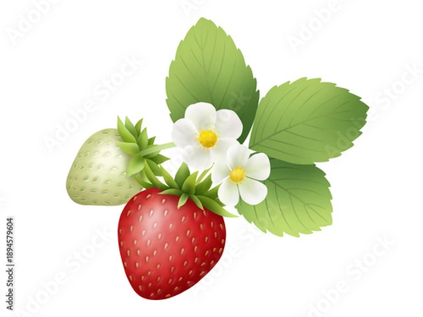 Obraz イチゴの素材　B-1