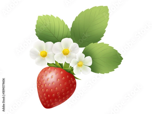 Obraz イチゴの素材　B-3