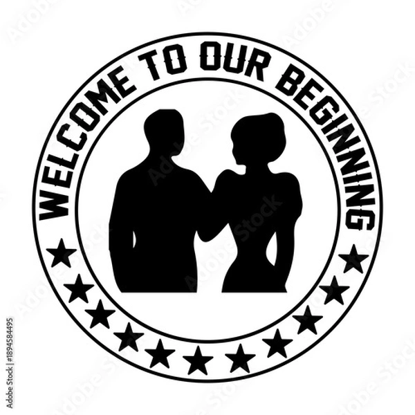 Obraz wedding svg design