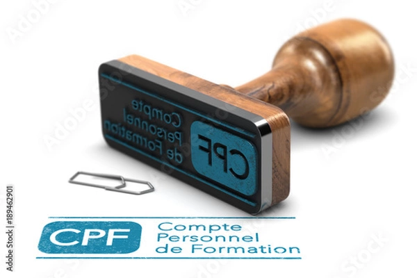 Obraz CPF, Compte Personnel de Formation