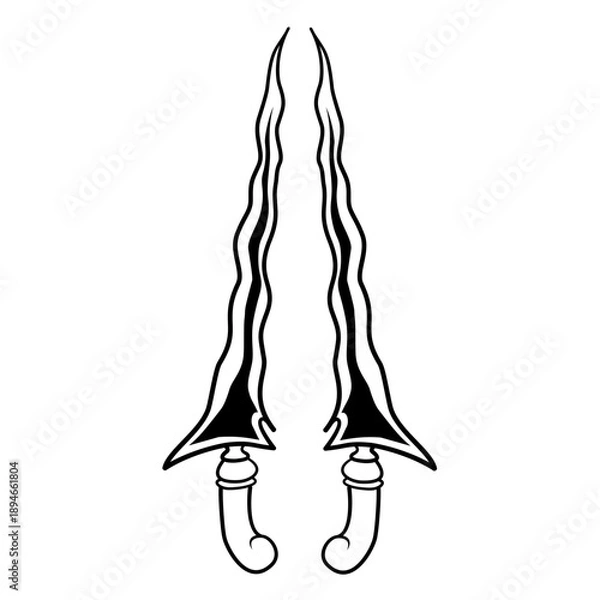 Obraz Graphic Design Keris