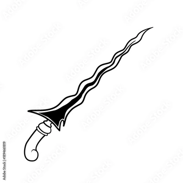 Obraz Graphic Design Keris