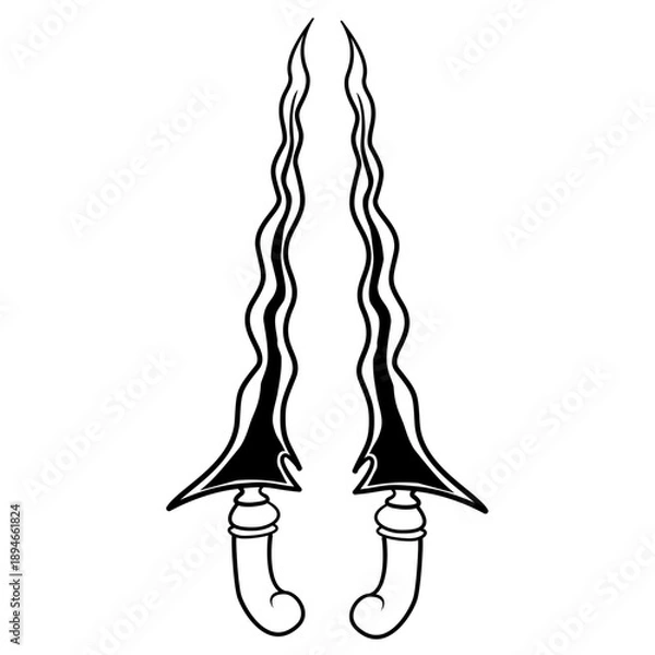 Obraz Graphic Design Keris