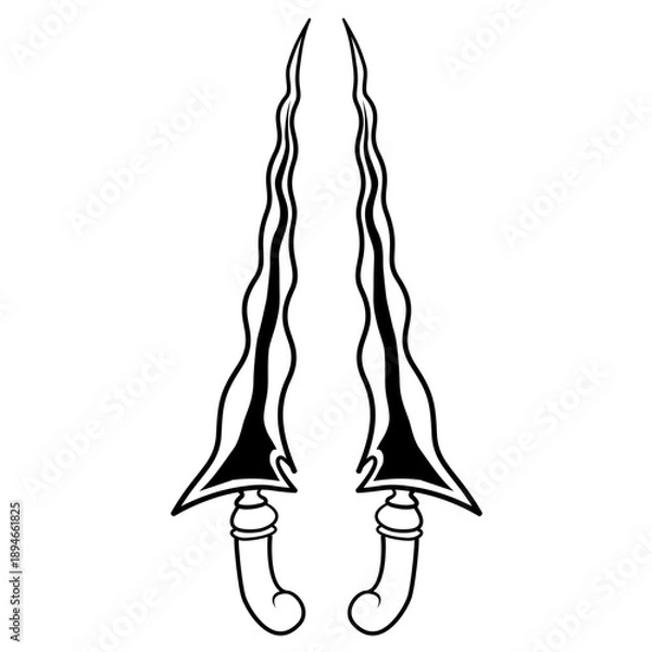 Obraz Graphic Design Keris