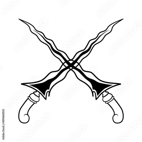 Obraz Graphic Design Keris