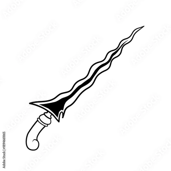 Obraz Graphic Design Keris