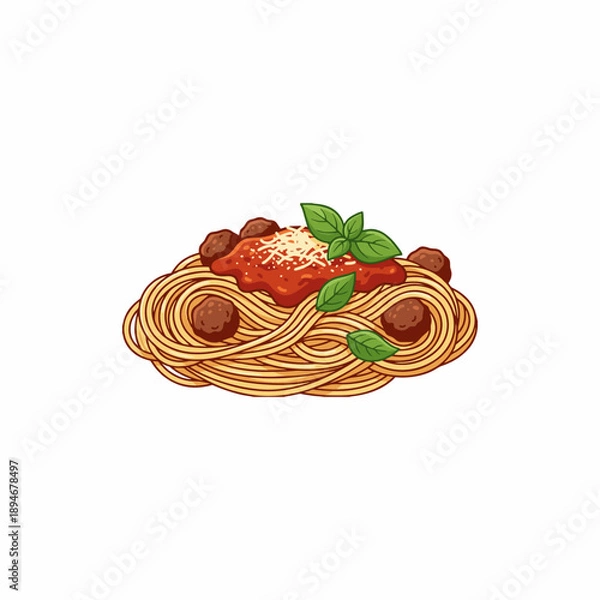 Obraz vector spaghetti
