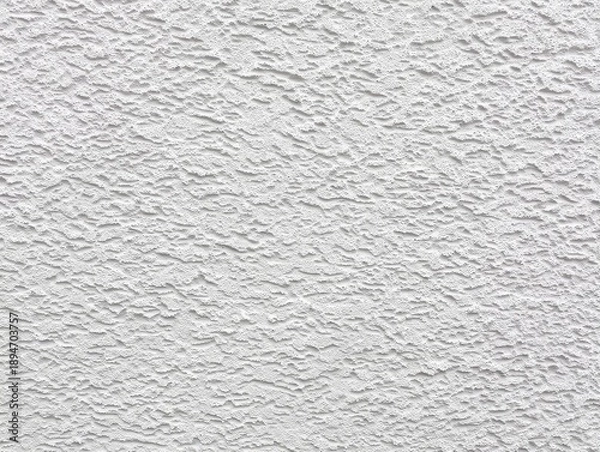 Obraz Unique background featuring a white rough plaster finish