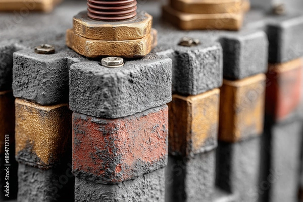 Fototapeta Electrical transformer unit.