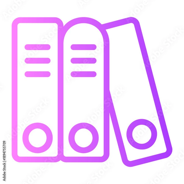 Obraz Folder gradient icon