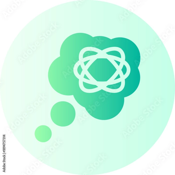 Obraz philosophy gradient icon