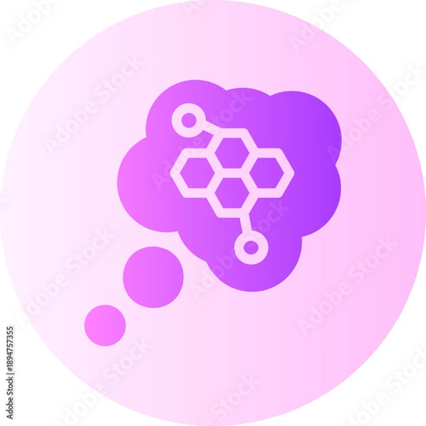 Obraz biology gradient icon