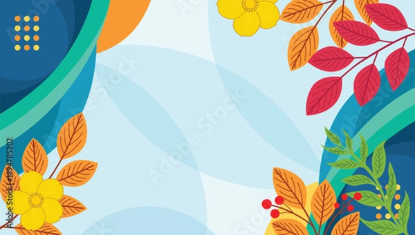 Obraz Modern Abstract Tropical Design.cdr