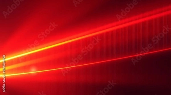 Obraz Abstract Orange Gradient Background with Glowing Diagonal Light Wave