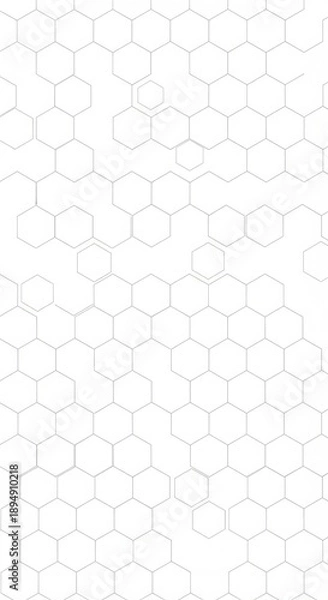Obraz Subtle hexagonal pattern with gradient effect nearly monochrome