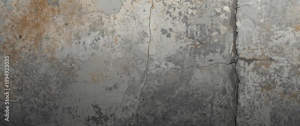 Obraz Line pattern on the rough concrete surface, warm gray color