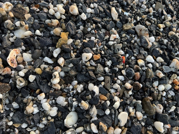 Obraz 背景にも使える砂利のイメージ素材２