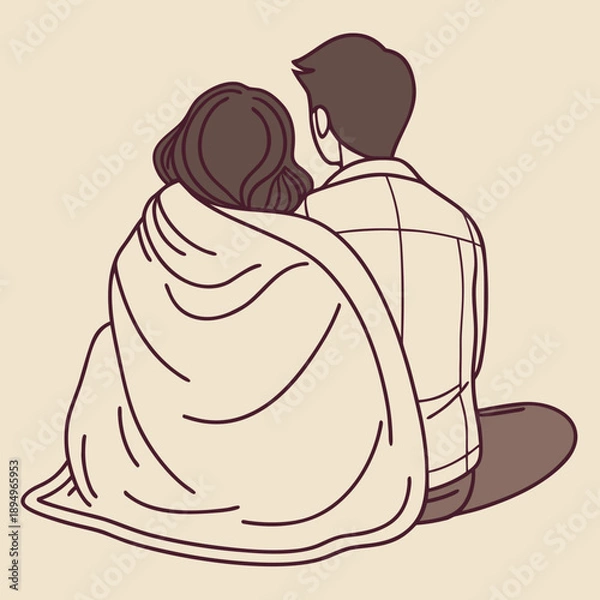 Obraz Sharing Blanket 1