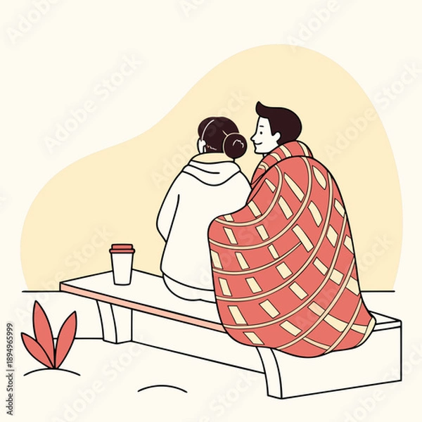 Obraz Sharing Blanket