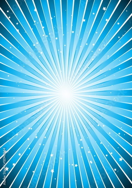 Obraz Supernova  blue burst