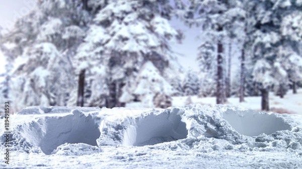 Fototapeta winter background space 