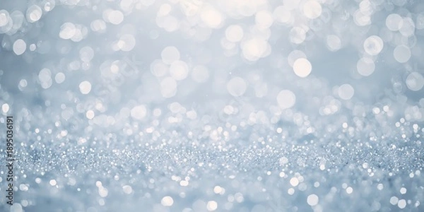 Obraz Ethereal Winter Snow Bokeh Overlay