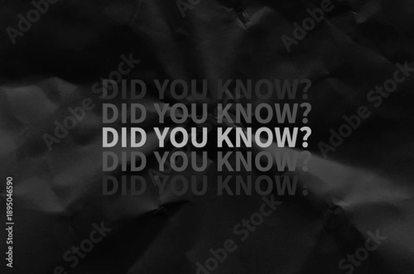 Obraz did you know