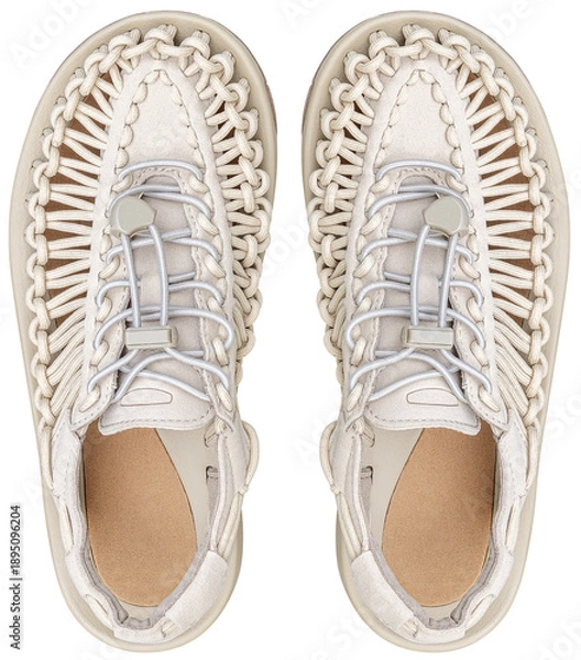 Obraz Brown woven shoes