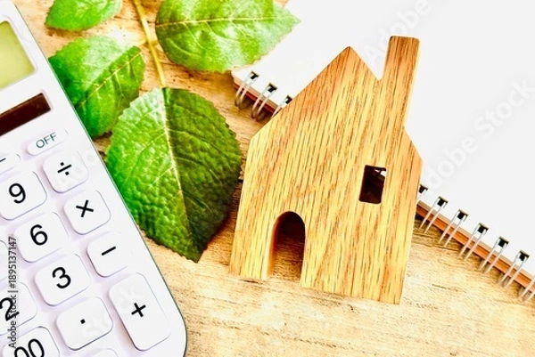 Fototapeta 家にかかるお金のイメージ