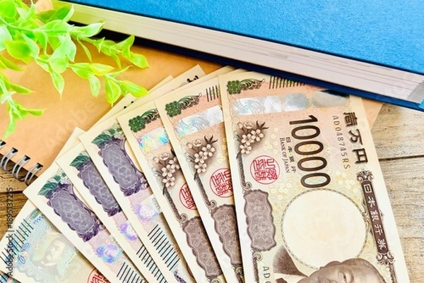 Fototapeta お金の知識を勉強するイメージ