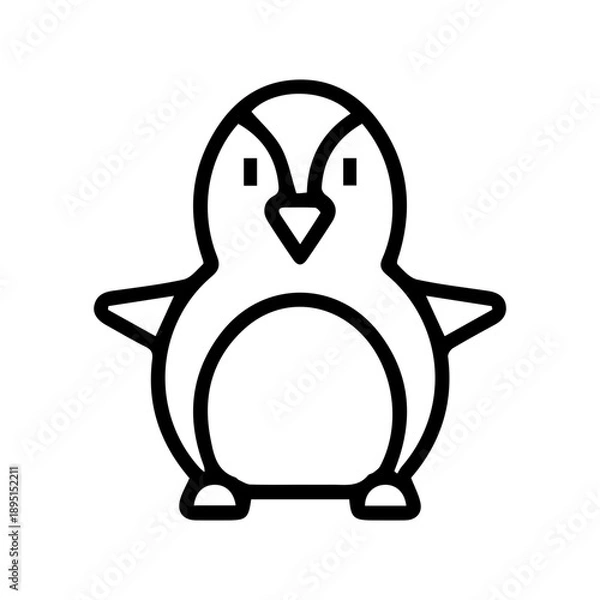 Fototapeta Penguin Icon