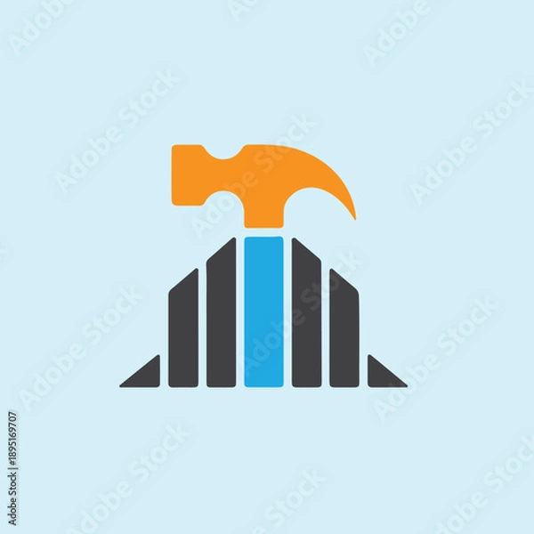 Obraz construction logo