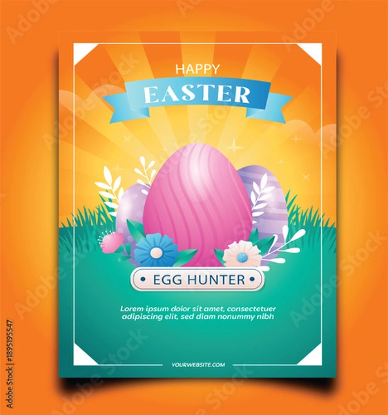 Obraz poster happy easter day 