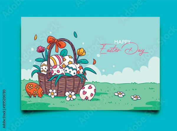 Obraz poster happy easter day 