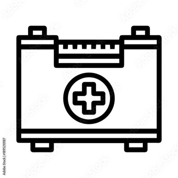 Fototapeta First Aid Kit Icon