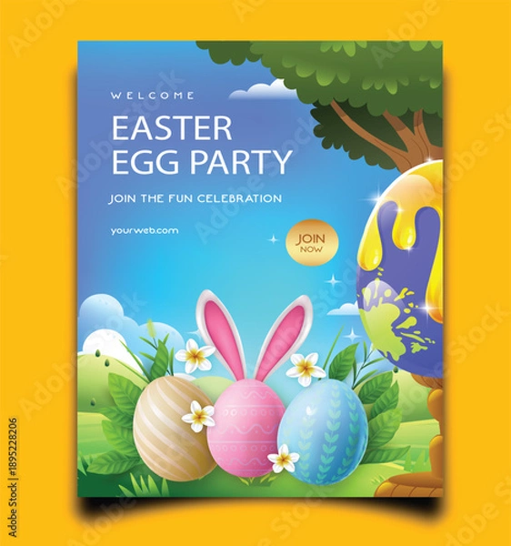 Obraz poster happy easter day 