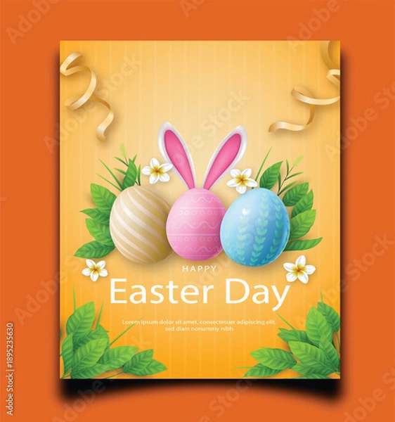 Obraz poster happy easter day 