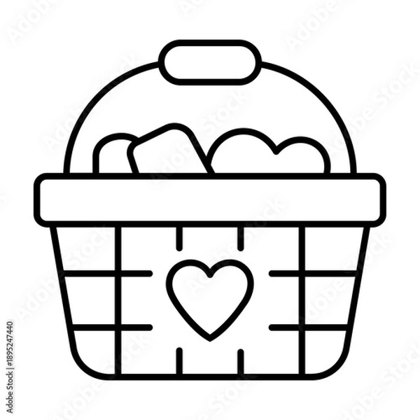 Obraz Picnic basket