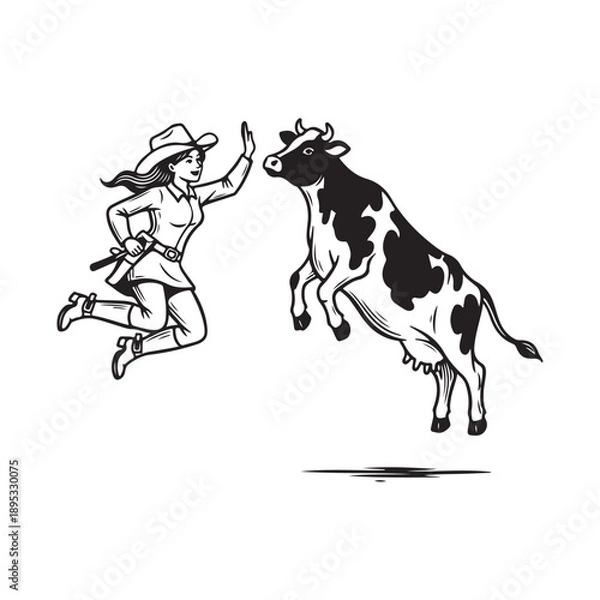 Obraz Simple graphic illustration representing a vector file concept on a white background