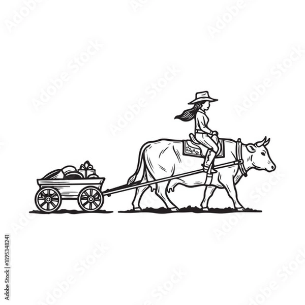 Obraz A minimalist graphic design element representing a digital vector file format