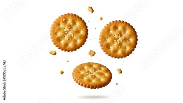 Obraz Three floating crackers