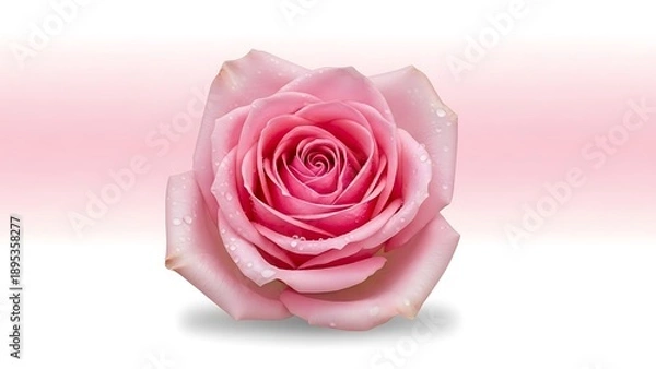 Obraz Delicate pink rose in bloom