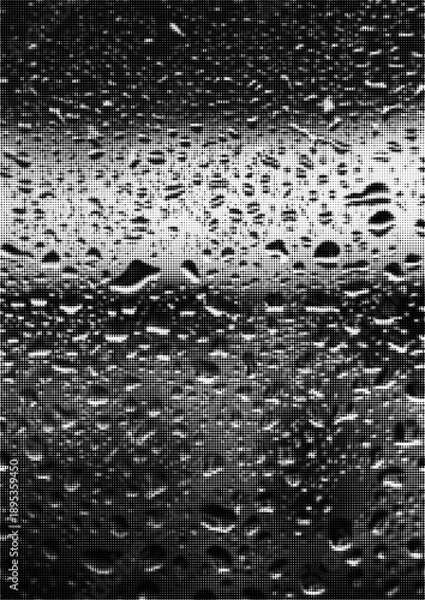 Obraz Large vector halftone abstract water texture with a transparent background