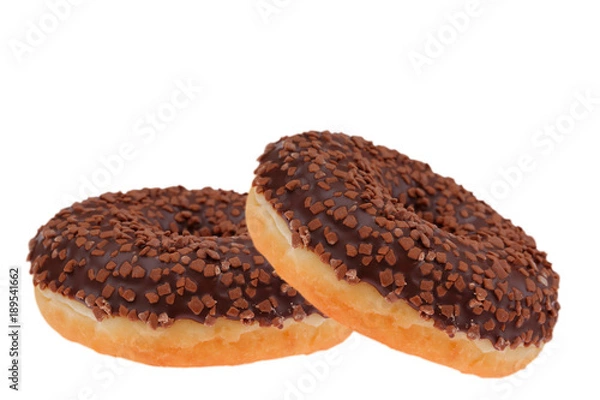 Fototapeta Donut is the sweetest friend of anyone who is not on a diet.