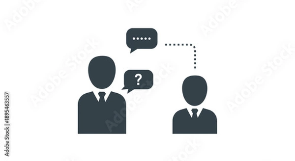 Obraz Businessmen having conversation