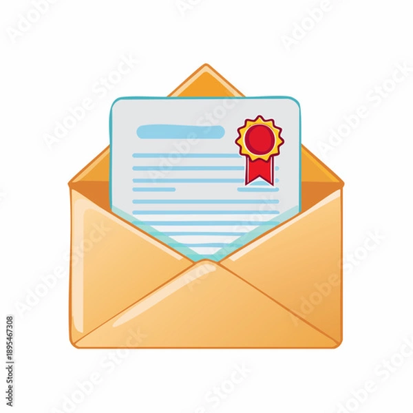 Obraz envelope with letter