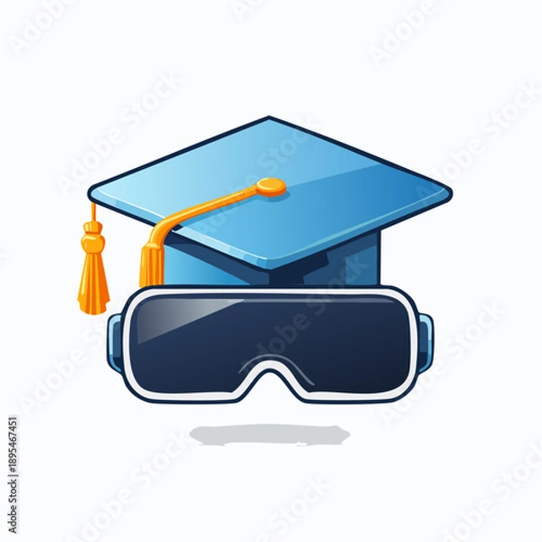 Obraz graduation cap icon