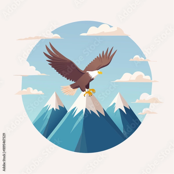 Obraz american bald eagle