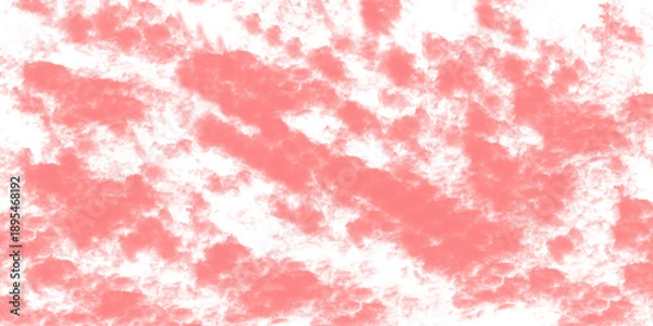 Fototapeta Abstract red cloud texture on Transparent background.
