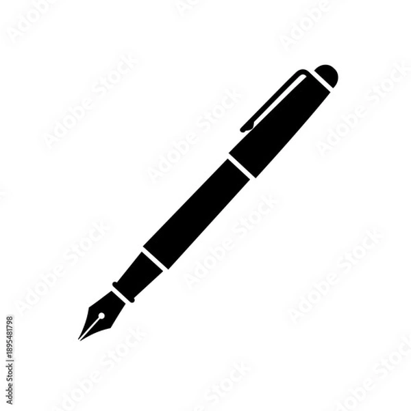 Obraz fountain pen vector
